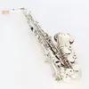Saxofone alto profissional prateado 803, atualização eb, costela dupla, artesanato francês, instrumento de jazz, sax alto de alta qualidade