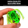 Baits Lures 1 Pcs 5G 8.5G 13G 17.5G Frog Lure Soft Tube Bait Plastic Fishing Lure with Fishing Hooks Topwater Ray Frog Artificial 3D Eyes 231020