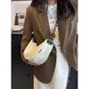 Midjepåsar Foufurieux 2023 Fanny Pack Bag för kvinnor Half Moon Belt Crossbody Axel Oxford Female Travel Casual Bum