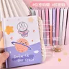 Anteckningar Lösenord Notebook Creative Elementary School Student Password Lock Diary Notepad Hand Cartoon Girl Heart Little Book Wholesale 231020