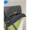 Women Zadig Voltaire czarna torba TOTE torebka projektant ramię Mans oryginalny skórzany mini pochette rock huśtawka luksusowe łańcuch hobo cross cross borbsk