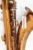 Café classique or Mark VI structure originale individuelle clé B saxophone ténor professionnel son nostalgique de qualité professionnelle 00