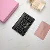 مصممي Luxurys Mimiu Wallets أكياس المحافظ أزياء قصيرة متعددة الحملان حامل البطاقة محفظة Matelasse نمط الكلاسيكية حامل البطاقة المحفظة عملة 5mc076