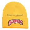 Radfahren Caps Masken 1 stücke Neue Gestrickte Hut Backwoods Schriftzug Kappe Frauen Winter Hüte Für Männer Warme Mode Solide Hiphop beanie Drop Delive 18TH9