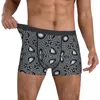 Underbyxor grön mossa underkläder lämnar tryck 3D -påse trenky boxer shorts anpassade trosor klassiska mäns plus storlek 2xl