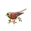 Pins Brooches Personalized Bird Branch Brooch Animal Acrylic Jewelry Clothing Cor Men Women Suit Jacket Pins Drop Delivery Dhfo6