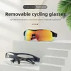 Outdoor-Brillen ROCKBROS Polarisierte Fahrradbrille Herren Sport Sonnenbrille Rennrad MTB Mountainbike Fahrrad Reitschutzbrille Brillen 5 Objektiv 231020