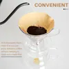 Kaffeefilter 600 Stück Ersatzpapier runder Maker Einweg für Aerobie Aeropress- und Espressomaschinen