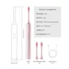 Tandborste ESHICO Electric Toothbrush Badrumsgåva Multi -läge Justerbar personlig vård Apparat Portabel och laddningsbar 231020