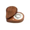 Sieradenzakjes, tassen Sieradenzakjes Aanpassen Draagbare Box Organizer voor koppelminnaar Hout Hartvormige Sieraden Ringdoos Bruiloft Dhjlz