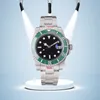 Mens Watch Designer Watches 40mm Siyah Otomatik Mekanik Moda Klasik Stil Paslanmaz Çelik Su Geçirmez Lüks Lüks Saat Aydınlık Safir Seramik Kara Cuma