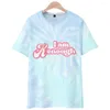 Men's T Shirts I Am Kenough Merch Tie Dye T-shirt Cosplay Crewneck Short Sleeve Tee Men Women's Tshirt 2023 Movie Fashion Clothes