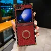 Lyxdesigner mobiltelefonfodral för iPhone 15 Pro 15Promax 14pro 14 13 12 Pro 11 Samsung Flip 5 4 3 Galaxy S23 S22 Clear Glitter Rhine Stone Case Bling Shiney Cover