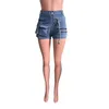 Jeans da donna Minigonna in denim Pantaloncini Donna Tasche stile coreano Jean Y2k Donna Sexy Wiast alta femminile