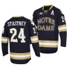 Gaoxin 24 Spencer Stasey Notre Dame Hockey Jersey Fighting Irish Landon Adam Karashik Nick Leivermann Matt Galda Max Ellis Graham Slaggert Pivonka