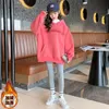 Hoodies Sweatshirts Junior Sweatshirt met capuchon Herfst- en winterkleding Kindermode Verdikte gedrukte letters Trui Tops 315Y Trend 231020