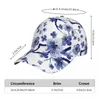 Ballkappen Skuilles Cap Unisex einstellbar für erwachsene Baseball -Aquarelle Cherry Blossom Hip Hop Hut