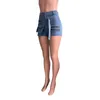 Dżinsowe dżinsy dżinsowe mini spódnice szorty kobiety Koreańskie kieszenie w stylu Jean y2k Women Sexy High Wiast Female
