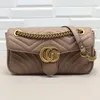 Designer bag Luxury Shoulder Bag Crossbody bag Leather three sizes Marmont Christmas gift Top quality ladies only