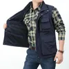 Mens Vests Autumn Outdoor Vest Jacket Casual Waistcoat Tactical Webbed Gear Coat Tool Many Pocket Work Sleeveless Man Clothes 231020