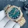 Z Diamonds Watches Fashion Watch Watch Watch Watch Watch Watch zegarki 36 mm 40 mm Auto Ruch Prezydencka Bransoletka Sapphire Glass zegar na rękę Montres de Luxe