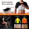 Waist Tummy Shaper POP Men Sweat Sauna Body Shaper Vest Waist Trainer Slimming Tank Top Shapewear Corset Gym Underwear Men Fat Burn Workout Trimmer 231021