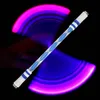 Светлостная прямая ручка Creative Rolling Special Kids Gitd Lids Letry Leals Date Spin Pocket Led Flash Spinning Pen Hristmas Halloween HZ0068