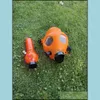 Rökande rör Sile Mash Creative Acrylic Pipe Gas Mask Bongs Tabacco Shisha Water Drop Delivery Home Garden Hushåll Sundries Access DH1I5