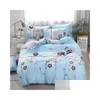 Beddengoedsets 57Koffie Wit Gestreept Patroon Dekbed Er Platte Lakens Kussensloop Koning Koningin Fl Twin Beddengoed Set Zachte Sprei 201021 Ho Dhwuq