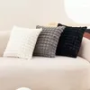 Poduszka FUR Pokrywa Super miękka 30x50 cm 45x45cm dekoracja na sofę do wystroju domu w salonie poduszka biała szary