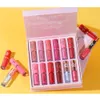 12 color Matte Mist Lipstick Lip Gloss Beauty Makeup Long-lasting Non-Fading Non-Stick Cup Moisturizing Lip Glaze Set for lips and Cheeks