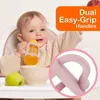 Anderer Baby-Flaschengriff aus Silikon für schmale Flaschen, leicht zu greifen, geeignet für die meisten BPA-freien Softflaschen 231020
