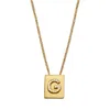 2023 Designer CELI Pendant Necklaces for Women Arc de Triomphe Fashion Luxury Charm 18K Gold English letters Square wedding engagement jewelry wholesale