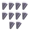 Take Out Containers 50 PCS Triangle Cake Box Plastic Sandwich Packaging Boxes Packing Gift Bakery (Black)