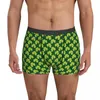 Onderbroeken Clover Shamrock ondergoed schattig groen blad comfortabele slipje aangepaste shorts slips voor mannen 3D zakje oversize boxershorts