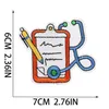 Понятия Доктор Железные Медицинский Красный Крест Вышитые Пришить Кепку Медсестры Ambance Аппликации Значок Для Diy Одежда Рюкзак Куртки D