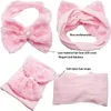 Hair Accessories 15Pcs Baby Girls Headbands Big Multi-Coloredd Chiffon Flower Bows Soft Stretchy Band For Infants