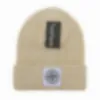 Designer hiver tricoté bonnet STONE chapeau bonnet de mode bonnet d'automne habillé pour femmes hommes ISLAND crâne extérieur 17 couleurs chapeaux Beanie S-9