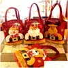 Juldekorationer Juldekorationer Santa Claus Snowman Deer Gift Bag Childrens Candy Handbag Merry Decor Hand Package Year Ho Dhudk