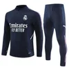 2023 2024 Real Madrid soccer tracksuit 23 24 RM Half pulled Long Sleeves football training suit jogging kits Men kids jacket chandal futbol survetement