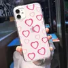 Custodie per cellulari Cute Cartoon Love Heart Custodia per Samsung GalaxyS22 S23 S30 FE Lite Plus A21 A51S Note20 Custodia trasparente 231021