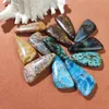 Pendant Necklaces Smooth Gemstone Crystal Necklace Charms Wholesale DIY Beads Jewelry Making Supplies 1.2mm Holes On Top