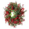 Decorative Flowers Artificial Garland Xmas Supply Door Decor Festival Pendant Hanging Adorn Party Out