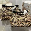 Borsa a tracolla Borsa firmata con stampa Borsa a tracolla in pelle con stampa leopardata da donna D Borsa a tracolla tinta unita All-in-one Borsa da donna classica Borsa alla moda