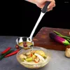 Cucchiai Stoviglie in acciaio inossidabile Colino Filtro Scoop Utensile da cucina Separatore di grasso Colino per grasso Cucchiaio da zuppa per la separazione dell'olio