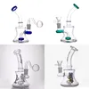 Dhl Free Mobius Vidro Queimador de Óleo Bong Cachimbos de Fumar Cachimbos de Água Stereo Matrix Perc 14 Mm Articulações Heady Recycler Glass Dab Rigs Chicha com OD 30mm Bubbler Oil Burner Pipe