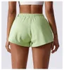 Lu Lu Align Lemons Yoga AL Shorts Pantaloni da fitness sportivi casual larghi estivi da donna Pantaloni da spiaggia traspiranti Pantaloncini da ballo