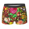 Underpants Floral Leopard Underwear Colorful Flower Print Male Shorts Briefs Comfortable Trunk Customs Plus Size Panties