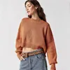 Women's Sweaters Striped Sweater Autumn Loose Pullover Tops Korean Thick Warm Winter Jumper Female Vintage Blue Green Knitted