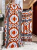 Ethnic Clothing Fashion African Women Abayas Cotton Fabric Dresse With Big Scarf For Summer Short Sleeve Muslim Traditional